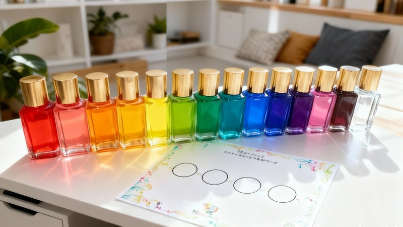 講座内で体験できる2つのカラーセラピー