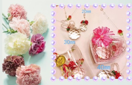 母の日「ギフト」 カーネーションをイメージしたスペシャルサンキャッチャーの画像