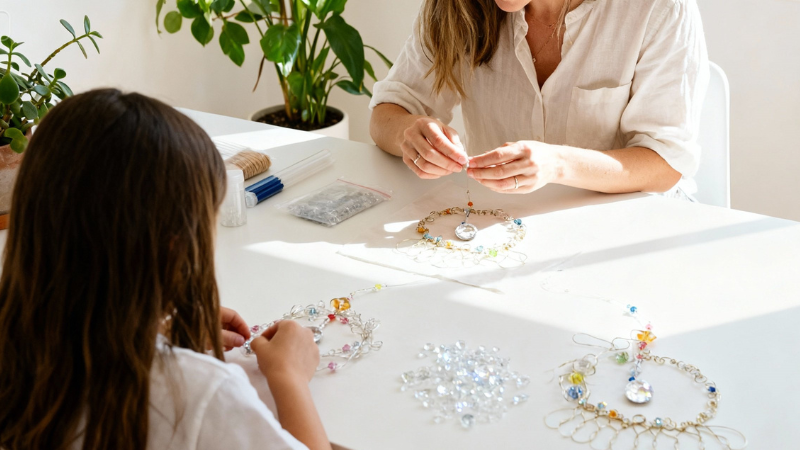 親子で楽しめるグローリーサンキャッチャー講座