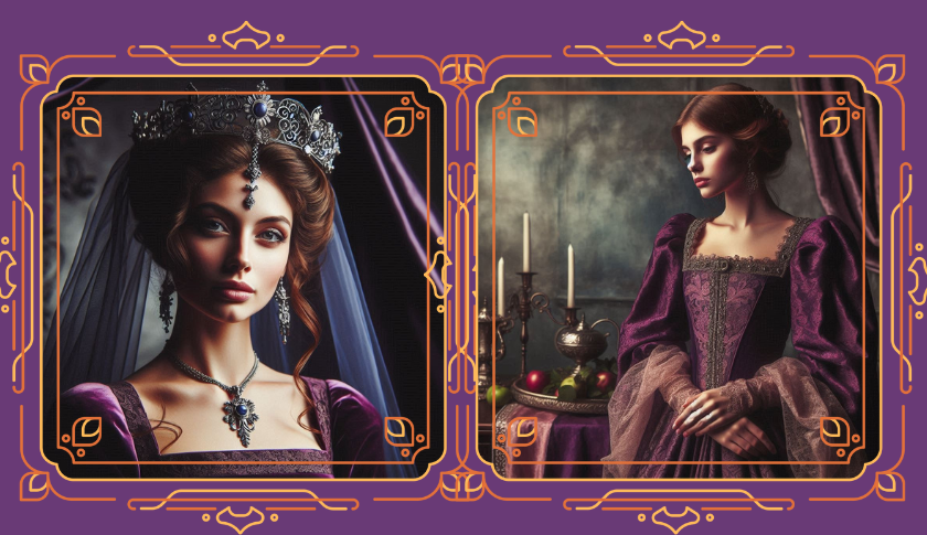 貝殻の装飾品 白色と薄紫色 紫の謎を解く：西洋、中国、日本