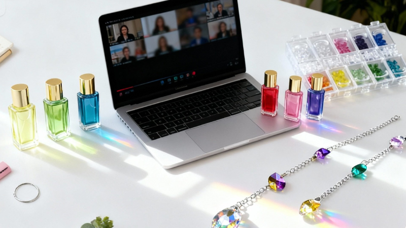 Web受講（ZOOM）対応のサンキャッチャー・カラーセラピー中級講座（