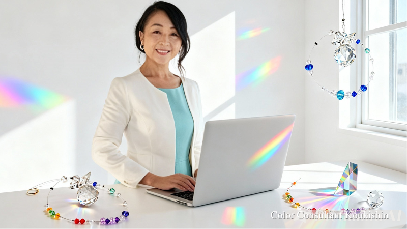 Dewサンキャッチャー・カラーセラピー講座（初級〜ティーチャー4step）｜web受講可｜虹輝心