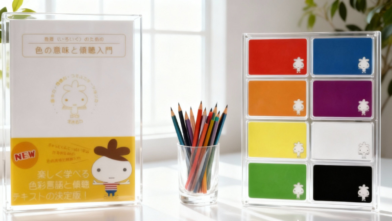 2stepで色育の先生。Step1|色の意味と傾聴入門講座の教材