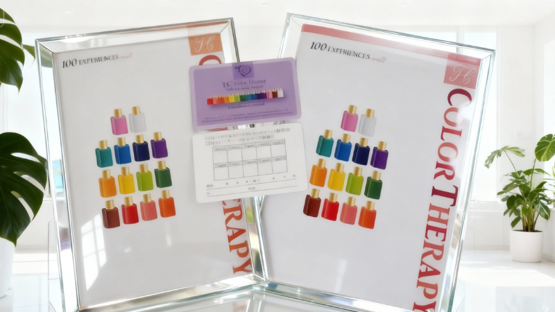 TC公式勉強会の出席カードと100 Experiences Noteの画像