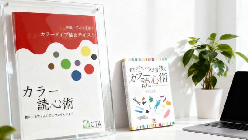 オンライン・対面で学べる、行動色彩心理学協会の読心術認定講座のテキスト