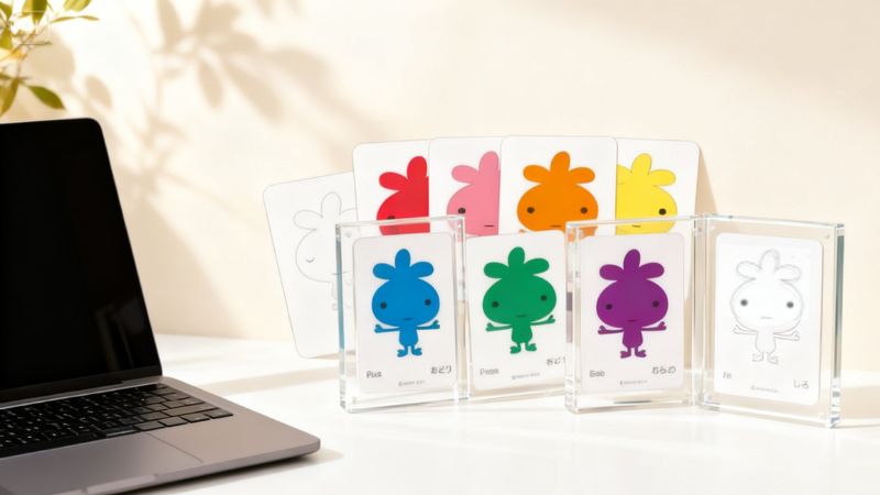 ぎゅっとくんのカラーカードの画像