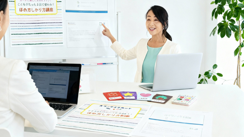 カラータイプ for KIDS|インストラクター養成講座の指導・学びのイメージ