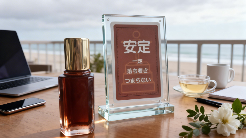 落ち着きと安定を表す銅色のインフィニティカード