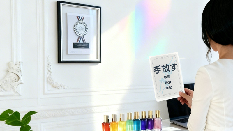 白のインフィニティカード 手放す 執着を解き整理する色彩心理